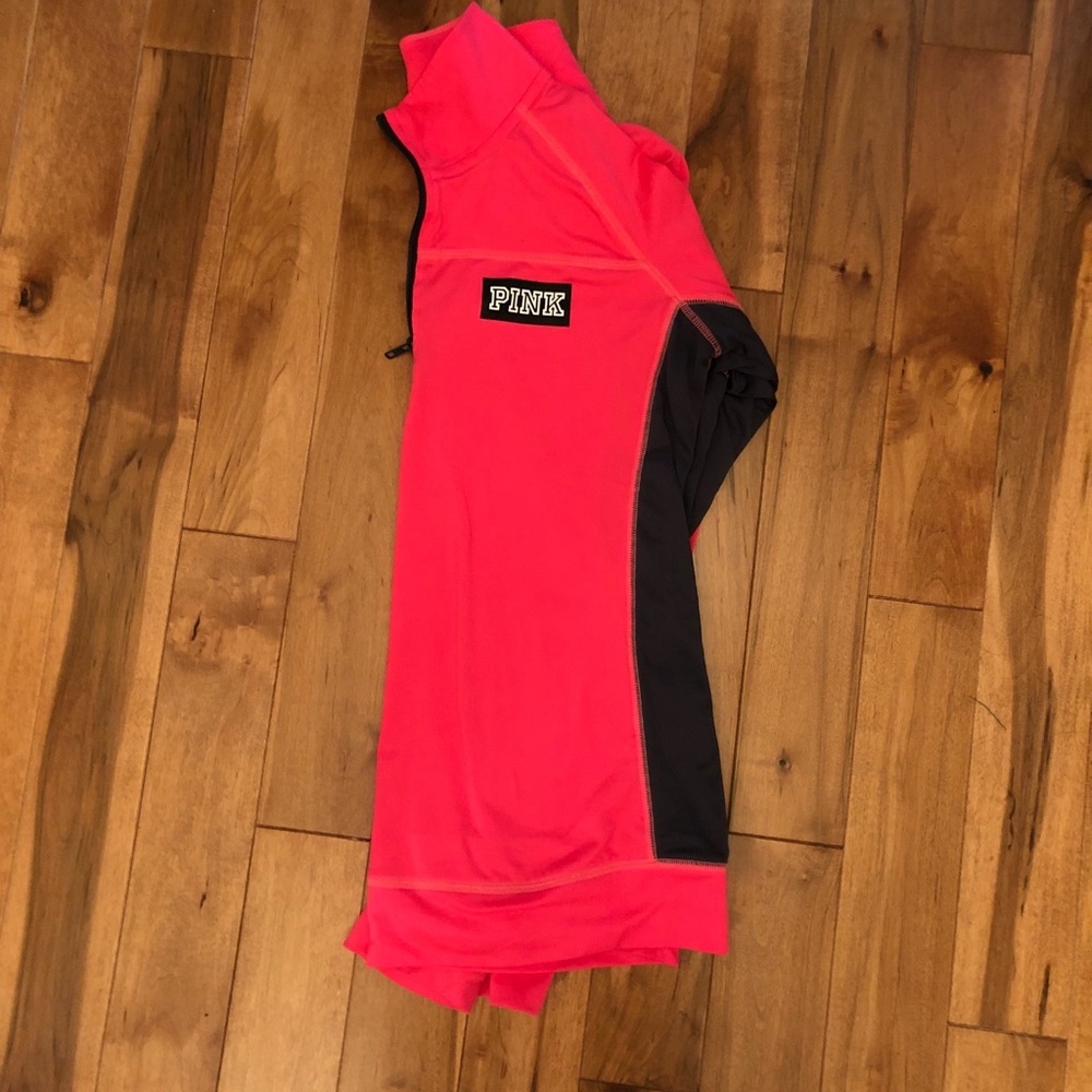 1/4 Zip Pink Athletic Pullover